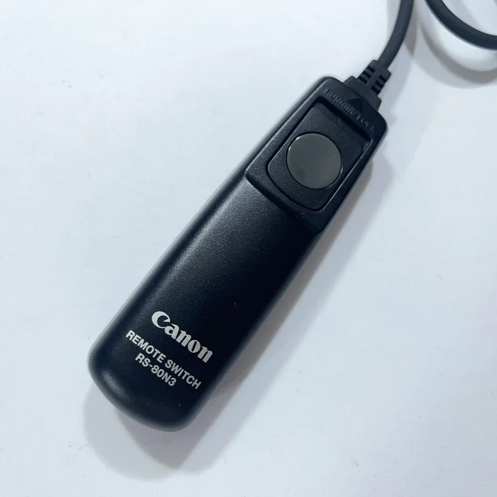 Canon OEM RS-80N3 Remote Shutter Switch For 5D series, 1V, 50D 7D II, 1D series